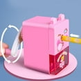 thumbnail image 4 of Clearance! Pencil Sharpening Machine Space Pencil Sharpener Hand Crank Manual Sharpener Animal Cartoon Pencil Cutter for School Stationery Students Supplies Children Gift (Hand Sp Multi-Color, 4 of 8