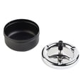 thumbnail image 4 of AFQH Ashtray for Cigarette, Stainless Steel Smokeless Odorless Windproof Ashtrays for Home Office Tabletop Outside Patio Outdoor Balcony, 4 of 11