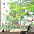thumbnail image 5 of 8 Sheets Butterfly Window Sticker Spring Tulip Lavender Wall Clings Peel and Stick Paster Waterproof Large Decal for DIY Home Stairway Restaurant Kitchen Showcase Glass Doors Bathroom PVC Decor, 5 of 9