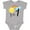 AC-Heather Grey, variant on Inktastic I'm 1- First Birthday Sun Rainbow Boys or Girls Baby Bodysuit