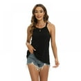 thumbnail image 3 of Women's Lace Casual Tank Tops Sleeveless Blouses Shirts - Womens Crewneck Sleeveless Tank Tops Summer Casual Loose Fit Basic Shirts, 3 of 8