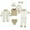 Yellow B, variant on Edvintorg 8Pcs Newborn Baby Boy Girl Clothes Sets Cute Tops+Hat+Pants+Bib+Sock Shose+Romper Outfits Set Infant Baby Jumpsuit 0-3 Months Baby Costume On Clearance