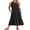Black, variant on Women Summer Casual Sleeveless Crewneck Sundress Aline Flowy Tiered Maxi Long Beach Dress Vacation Outfits LargePink