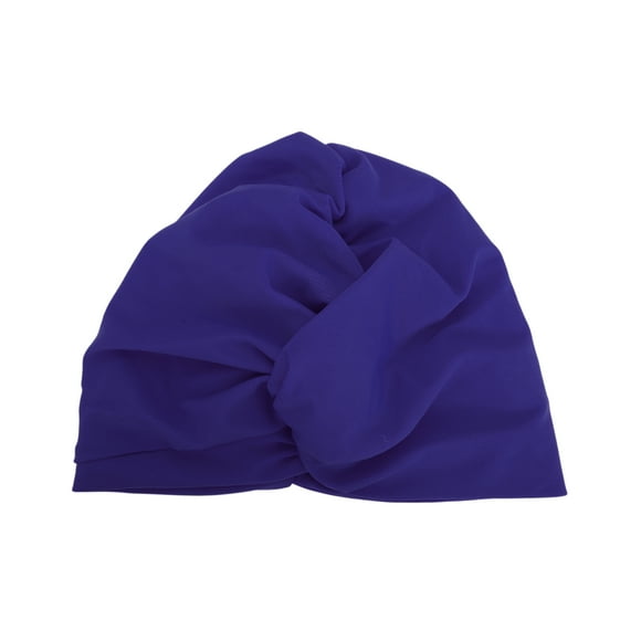 Gorros de Natación de Doble Capa Transpirables 1 Pc Azul Marino