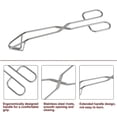 thumbnail image 4 of Kearding 2 pinzas de tijera de acero inoxidable que evitan resbalones, pinzas rectas prácticas de múltiple Herramientas y accesorios para hornear, 4 of 6