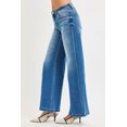 thumbnail image 4 of I AM A FASHION JUNKY RISEN Full Size Mid Rise Wide Leg Jeans with Flared Look Plus Size (MEDIUM, 3), 4 of 6