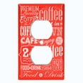 thumbnail image 3 of Metal Light Switch Plate Cover Cafe Diner Coffee Sign Red COF037, 3 of 13