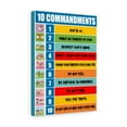 thumbnail image 4 of Scripture Walls  10 Commandments Sunday School Christian Home Decor Bible Art Unframed, 4 of 6