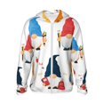 thumbnail image 1 of Fotbe School Cute Gnomes Chaqueta con Protección Solar UPF 50+ para Hombre y Mujer, Camisa con Capucha y Bolsillos-3X-Large, 1 of 7
