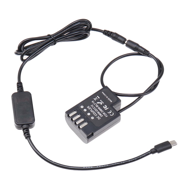 Acoplador CUTICAT BLF19PP BLF19E Reemplazo Del Cable Del Adaptador de Alimentación Simulada para Cámara GH3 GH4 Baterías falsas