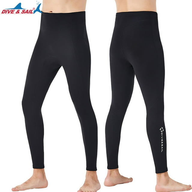 Langgg Plongée Voile 2MM Split Plongée Pantalon Femmes Compression Leggings Combinaison Plongée pour la Plongée Plongée Plongée Plongée en Apnée Voile Noir