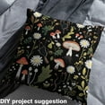 thumbnail image 2 of Castle Fairy Super Cartoon Mushroom Fabric by the Yard 10 Yards,Chic Flower Room Decor Fabric by the Yard,Botanical Plants Fabric for Sewing,Cozy Room Decor, 2 of 6