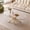 Gold, variant on A7Store Modern Oval Glass Coffee Table, 39.4" Clear Tempered Glass Center Table with Anti-Rust Metal Legs for Living Room, Apartment & Office