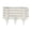 White, variant on CircuitCraze Imitation Stone Garden Fence Edging Border for Landscape