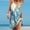*Green, variant on U Women's Hawaiian Print V Neck Spaghetti Strap Cover Up Maxi Dress,Casual Beach Vacation Dress Yellow,Womens Plus M