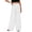 White, variant on Baqcunre Wide Leg Pants For Women Women Flowy Wide Leg Pants Elastic Waistband Drawstring Palazzo Pants With Side Pocket Loose Pocket Pants Jogger Pants For Women Pants For Women Black L