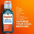 thumbnail image 6 of Vicks DayQuil and NyQuil Severe Cold and Flu Liquid, Cold Medicine for Adults, VapoCool 2x12 Fl oz, 6 of 12