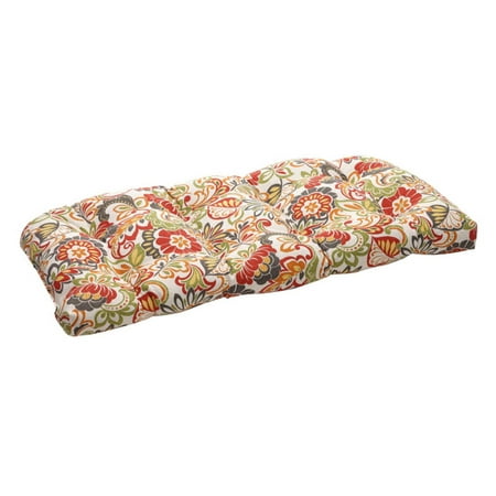 UPC 751379450124 product image for Pillow Perfect 44  x 19  Multi-color Floral Flowers Rectangle Loveseat Outdoor S | upcitemdb.com