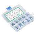 thumbnail image 2 of 100 Pcs Variable Resistor 10 Values 500R To 1M RM065 Blue White Trimmer Potentiometer Assortment Kit, 2 of 8