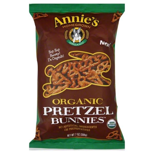 Annie's Homegrown Organic Pretzel Bunnies 7Oz