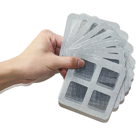 50 Pack,4" X 4" Disposable Shower Drain Cover Hair Catcher, Square Shower Drain Mesh Sticker, Bathroom, Laundry, Bathtub, Kitchen, Sink, for Human &