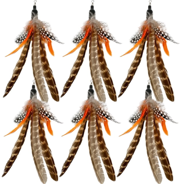 Recambios para juguetes con plumas de gato TIENAILING Da Bird, 6 piezas