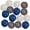 White-grey -Blue, variant on ATJIA Christmas Wicker Rattan Balls Decorative Balls Garden Wedding Party Coffee Table Decoration Craft Home Decor(2Inch,12/15pcs)