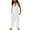White, variant on gakvbuo Jumpsuits For Women Summmer Dressy Wedding Women's Casual Loose Pocket Strap Cotton And Linen Jumpsuit Fashion Playsuit Trousers Overalls Sling Jumpsuit