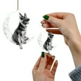 thumbnail image 2 of Gibobby Colgante Decoración La Luna Navidad Sentado En Creativo Perro(C), 2 of 5