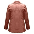 thumbnail image 5 of Women Blazers for Work Casual Lightweight Suit Jackets Solid Long Sleeve Tops Button Coat Tops Summer Slim Fit Ladies Blazer, 5 of 7