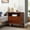 Walnut, variant on Fluted Pilasters Design / Bedroom Side Table / Easy Assembly