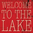 thumbnail image 2 of Grey, Jace 12x12 Black Ornate Wood Framed with Double Matting Museum Art Print Titled - Welcome To The Lake, 2 of 4