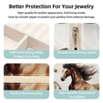 thumbnail image 3 of Horse Square Jewelry Box Organizer Display Case Necklace Bracelet Earring Holder Travel Portable Decorative Stand Storage Box for Rings Earrings Necklaces Bracelets - Girls Women Gift, 3 of 6