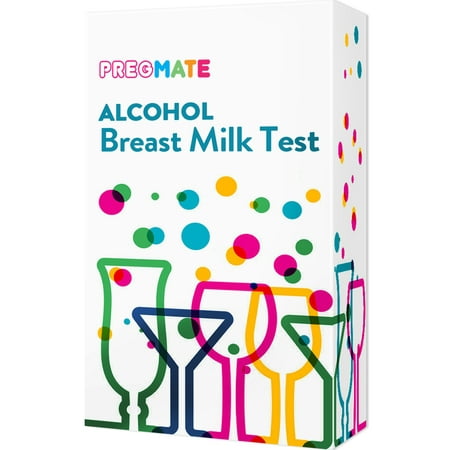 PREGMATE 10 Alcohol Breast Milk Tests Breastmilk Strips (10
