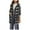 Gray, variant on Drses Womens Color Block Striped Button Up Hooded Chunky Knit Midi Cardigan Long Sleeve Open Front Sweater Coat with Pockets