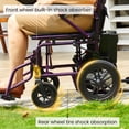 thumbnail image 6 of Foldable Electric Wheelchair,20+ Miles Long-Range(286LBS)Lightweight Portable Electric Wheelchair for Adults,Smart Motorized Mobility Scooter with 360°Joystick,Warranty,Purple, 6 of 16