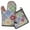 Multicolor Ethnic Mandala-1, variant on Multicolor Ethnic Mandala Pattern Kitchen Oven Mitt and Pot Holder Sets 2 Pcs for Baking, Cooking and Grilling, Heat Resistant Up To 392 °F