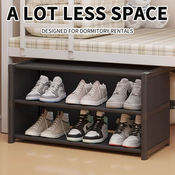 ASANMU Support à Chaussures Réglables, 4 Pièces Rangement Chaussures gain de place, Empiler Les Chaussures,Organiseur de Chaussures pour Couloir/ Placard/école ASANMU Support à Chaussures Réglables, 4 Pièces Rangement Chaussures gain de place, Empiler Les Chaussures,Organiseur de Chaussures pour Couloir/ Placard/école