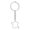Silver C, variant on Fashionable Paris Keychain Portable Designs Ideal For Gifts And Personalize Accessories