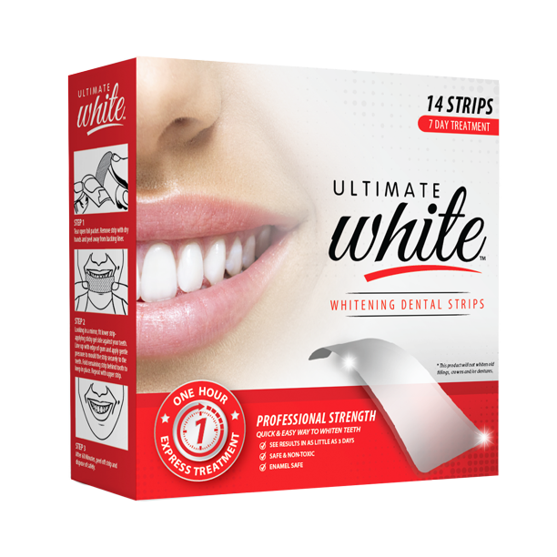 Ultimate White Whitening Dental Strips