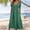 Green, variant on Vivianyo HD Women's Maxi Dress Women's Fashion Solid Color Short Sleeve V-Neck Waist In Dresses