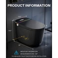 thumbnail image 2 of WinZo Smart Toilet,Modern Smart Toilet with Bidet Built In with Foot Sensor,Tankless Toilets Auto Open/Close Lid with Dryer,ADA Comfort Height Heat Seat,Instant Warm Water,Power Outage and Flush Grey, 2 of 9
