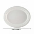 thumbnail image 3 of CCOCC Oval Paper Plates White 12 Inch Large Paper Plates Disposable Plates Heavy Duty Paper Dinner Plates Bulk, 3 of 4