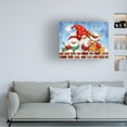 thumbnail image 3 of MAKIKO 'Gnome With Winter Friends' Canvas Art, 3 of 3