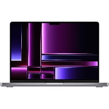 Pre-Owned Apple 2023 MacBook Pro Laptop M2 Pro chip with 12‑core CPU and 19‑core GPU: 14.2-inch Liquid Retina XDR Display, 16GB Unified Memory, 1TB SSD Storage. Works with iPhone/iPad; Silver