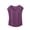 Purple, variant on QSXADF Pajama Tops For Women Sleep Shirt Pajama Shirt Sleeveless Crew Neck Lightweight Ruffle Women Summer Pajamas Soft Loungewear