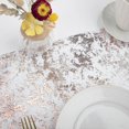 thumbnail image 4 of Camino de mesa de red con lámina de oro rosa de 28 cm x 5 m, cinta metálica para mesa, decoración para fiestas, cumpleaños, bodas, Navidad, manualidades y regalos (oro rosa, 5 m), 4 of 4