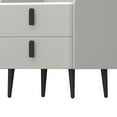 thumbnail image 5 of Jopath Nightstand with 2 Drawers,Modern Marble Beside Table End Table for Bedroom,Gray, 5 of 7