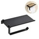 thumbnail image 1 of Soporte de papel higiénico de níquel cepillado$$Producto de importación No hay factura disponible Fokelyi 2035019-2, 1 of 5