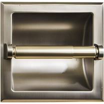 Recessed Toilet Paper Holder Wall Mounted Heavy Duty Metal Toilet Paper Roll